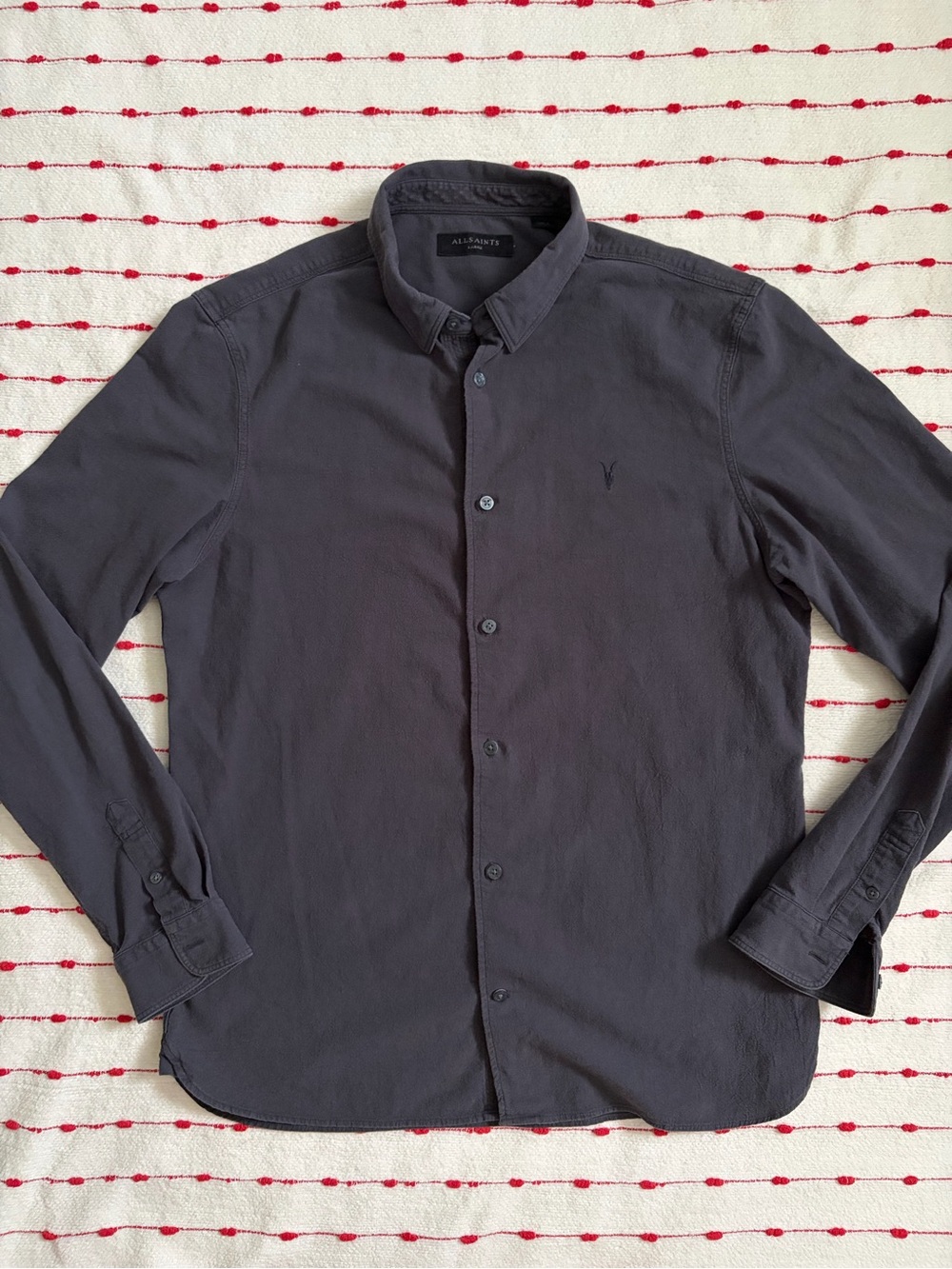 ALL SAINTS Lovell Button Up Shirt